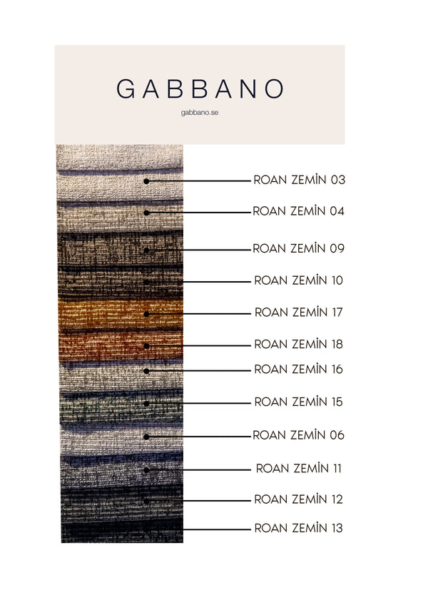 Tygkarta Roan Zemin – Gabbano