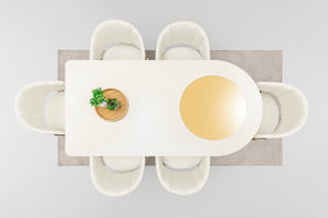 Via Matbord + 4 Stolar Cream - bild 7