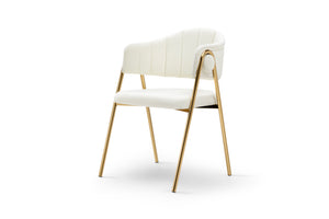 Via Matbord + 4 Stolar Cream - bild 8