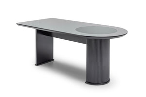 Via Matbord + 4 Stolar Grå - bild 2
